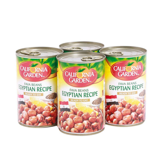 California Garden Fava Beans Egyptian Recipe 450 g x 4 pcs