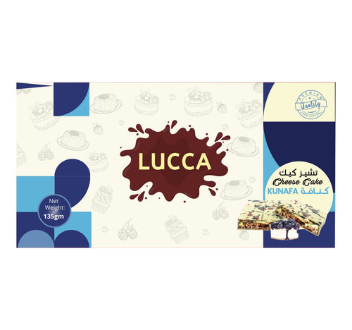 Lucca Cheese Cake Kunafa Chocolate Bar 135 g