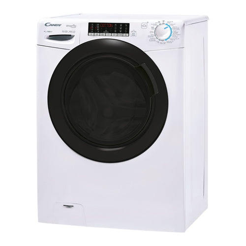 Candy Front Load Washer, 9 kg, 1400 RPM, White, CSO496TWMB-19