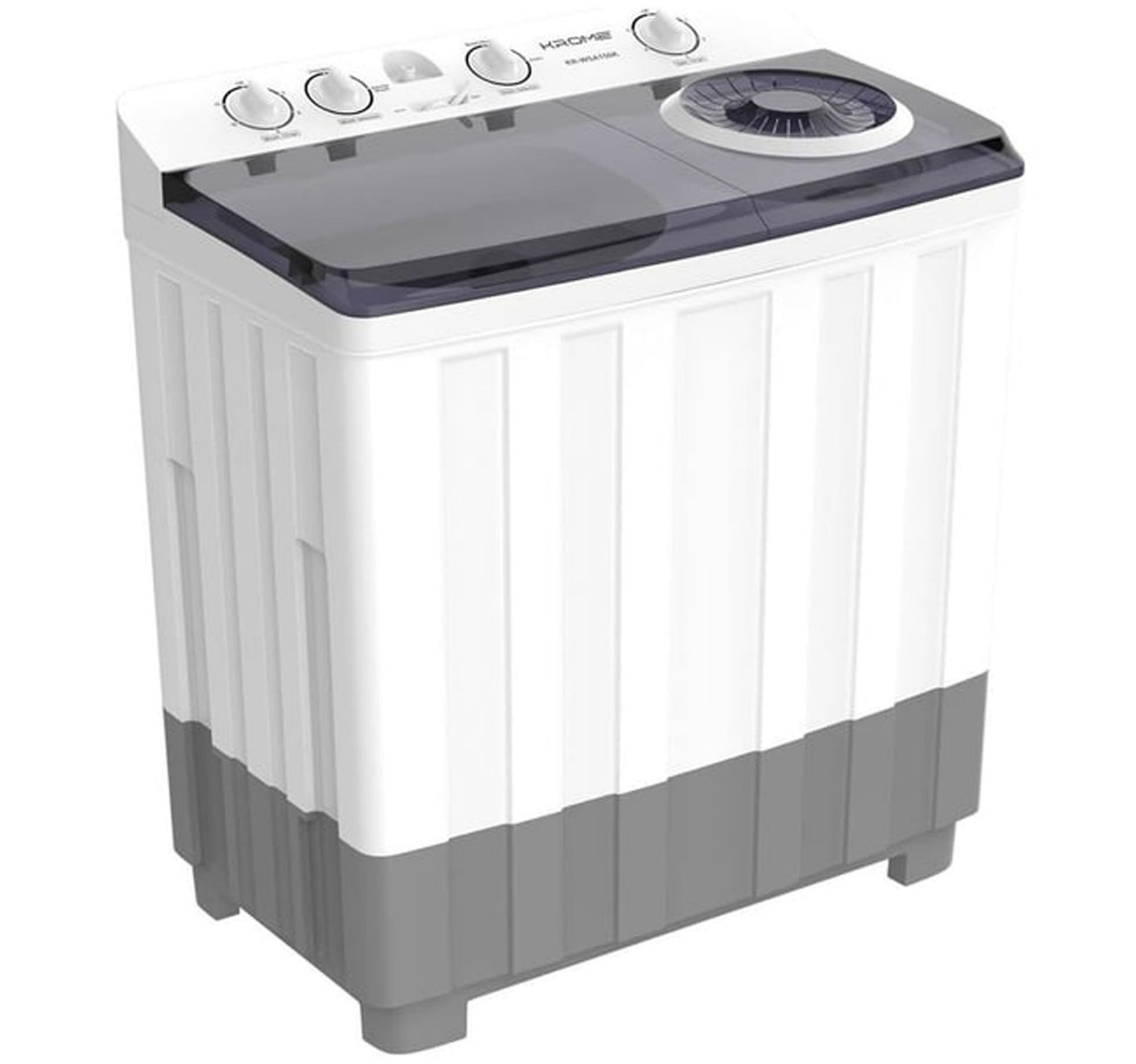 Krome Semi Automatic Washing Machine KR-WSA150K 15KG