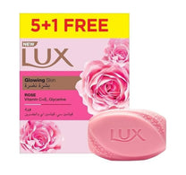 صابون لوكس لبشرة متوهجة بالورد 120 جرام 5+1