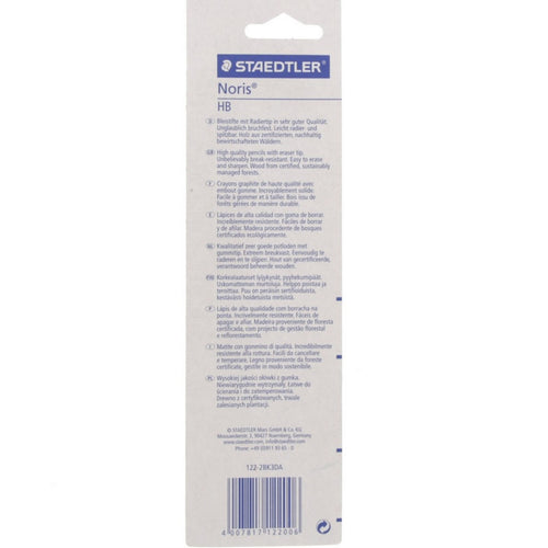 Staedtler Noris HB2 Pencil 122-2BK3DA 3Piece