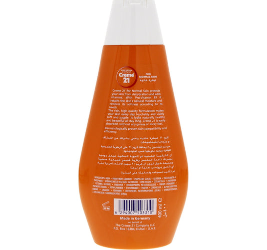 Creme 21 Body Lotion Normal Skin 400 ml