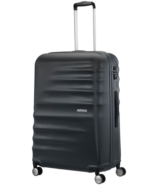 American Tourister Preston 4 Wheels Hard Trolley, 67 cm, Black