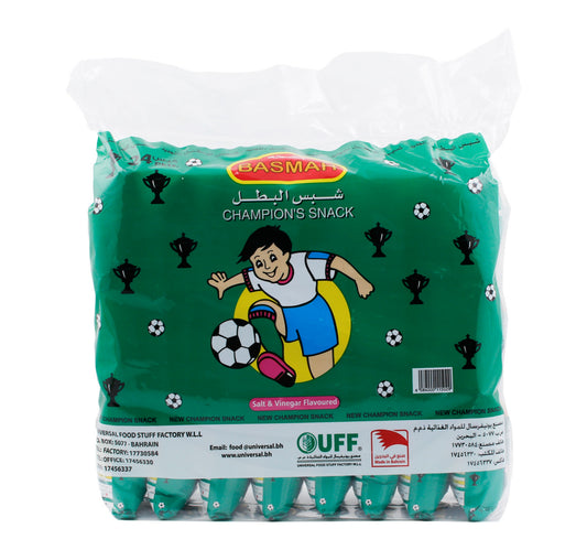 Basmah Salt & Vinegar Champion's Snack 24 x 12 g
