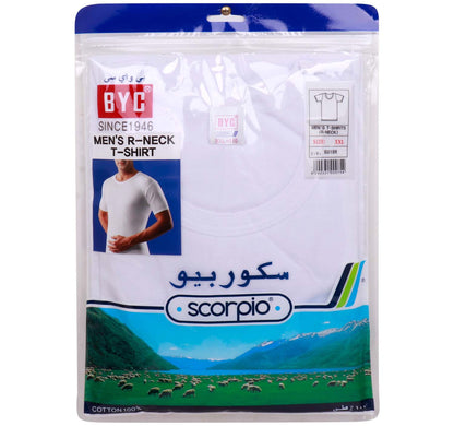 Scorpio Cotton Men's Round Neck T-Shirt, 2XL, SU-18R
