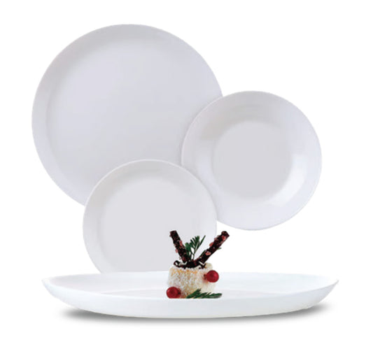 Luminarc Dinner Set 19pcs Set Diwali P6006 White