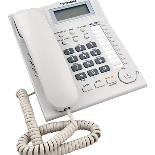 Panasonic Corded, Hand Free Speakerphone, White, KX-TS880MXW