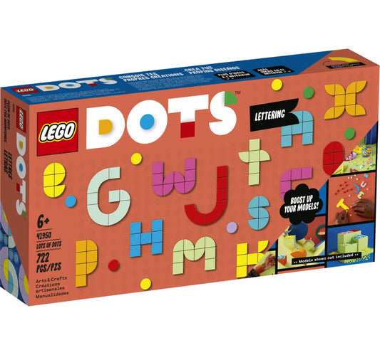 Lego Dots Lettering, Arts and Crafts, 722 Pcs, 41950