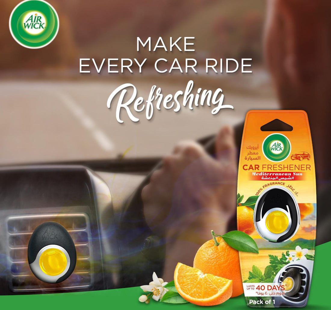 Air Wick Car Freshener Mediterranean Sun Scent 2.5 ml