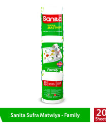 Sanita Table Covers Sufra Matwiya Family Size 120 x 150cm 20pcs