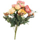 Maple Leaf Bunch Flower Rose 709-21 Assorted