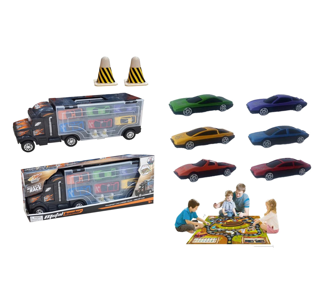 Skid Fusion Die Cast Truck + 6Pcs Pack LA-526