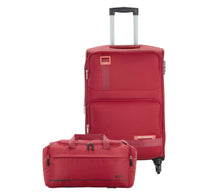 VIP Domina 4 Wheel Soft Trolley 69cm Red + Duffle Bag