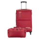 VIP Domina 4 Wheel Soft Trolley 55cm Red + Duffle Bag