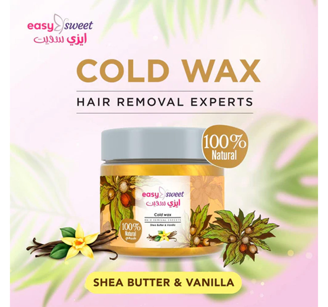 Easy Sweet Shea Butter & Vanilla Cold Wax Hair Removal 200 g