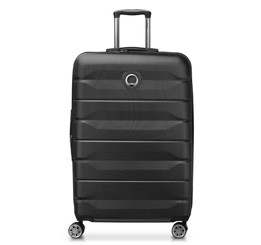 Delsey Air Armour 4 Wheels Hard Trolley, 55 cm, Black