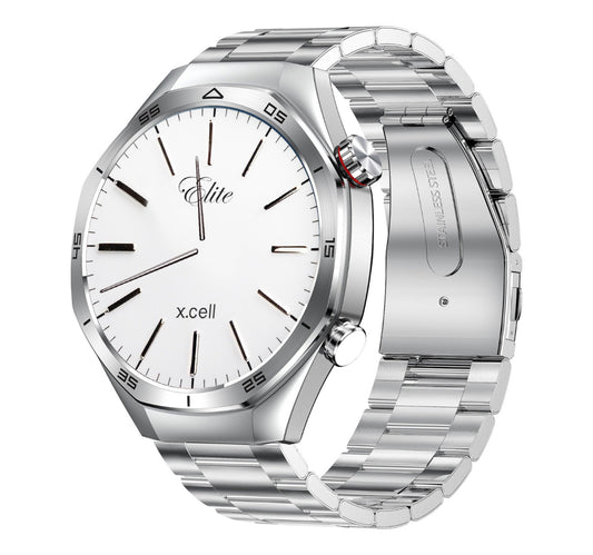 X.Cell Smart Watch Elite-7 Silver Steel