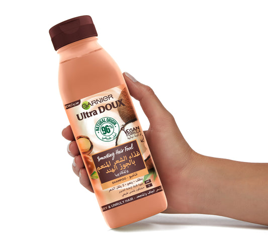 Garnier Ultra Doux Smoothing Hair Food Shampoo Macadamia & Coconut 350 ml
