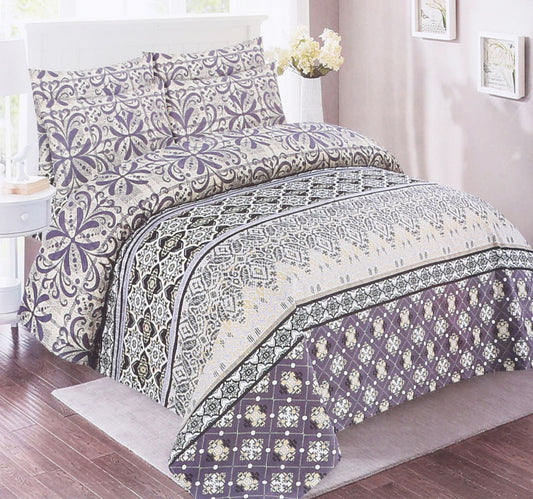 Homewell Bed Sheet 3pcs Set 240 x 260cm Assorted
