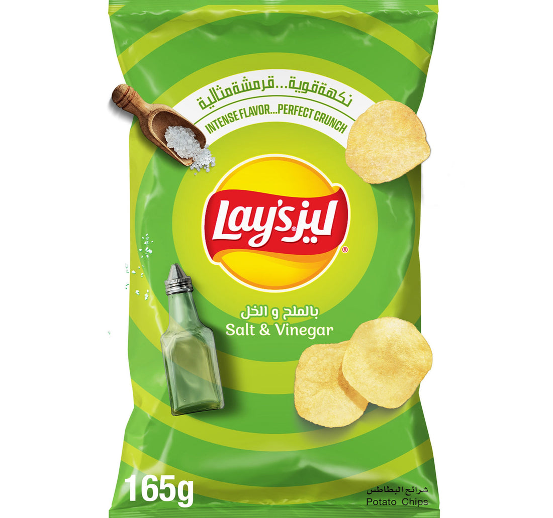 Lay’s Salt and Vinegar Potato Chips 165 g
