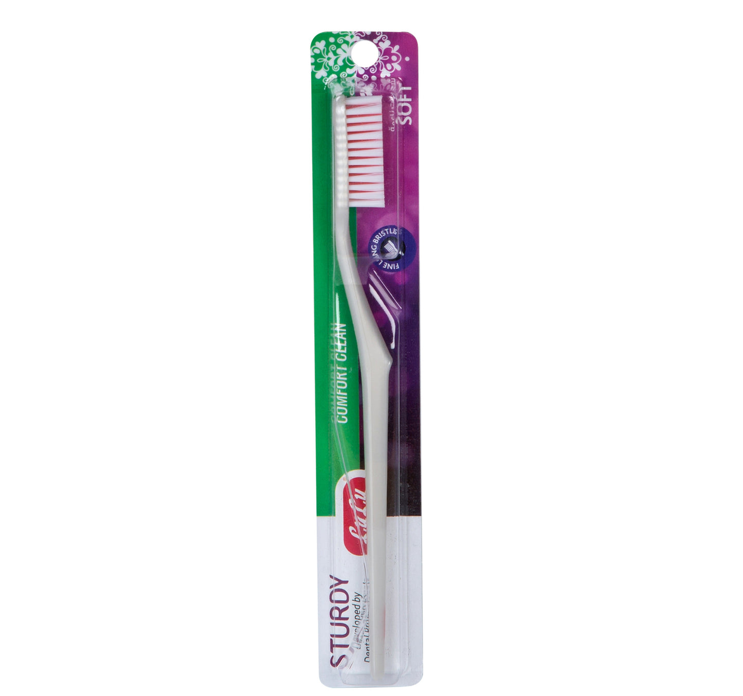 LuLu Toothbrush Sturdy Soft Assorted Color 1 pc