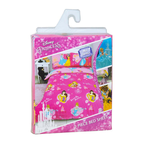 Disney Bed Sheet Princess 2pcs Set Single