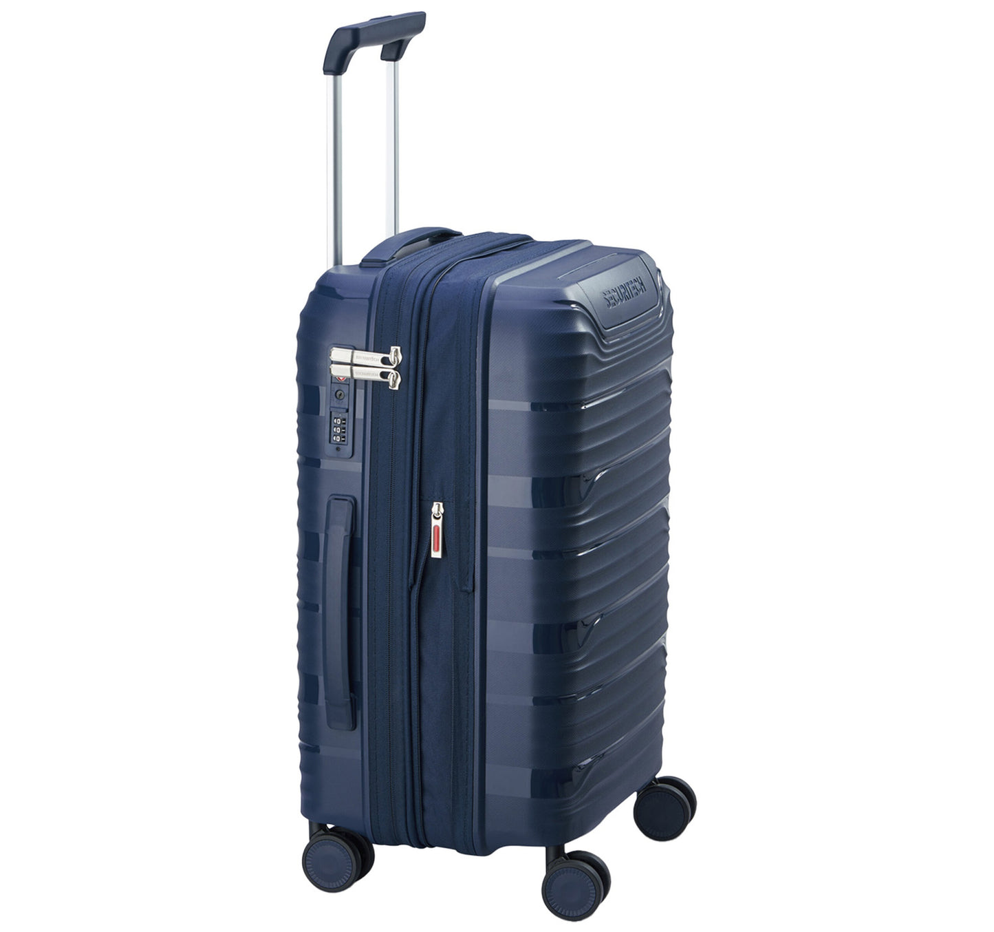 Delsey Securitech Dune 4 Double Wheels Hard Trolley, 55 cm, Navy
