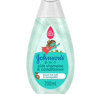 Johnson's 2-in-1 Kids Shampoo & Conditioner 200 ml