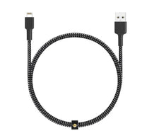 Aukey CB-BAL4 Braided Nylon MFI Lightning Cable - 2 meter(AKY-CB-BAL4-LGT-2M-BLK)