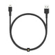 Aukey CB-BAL4 Braided Nylon MFI Lightning Cable - 2 meter(AKY-CB-BAL4-LGT-2M-BLK)