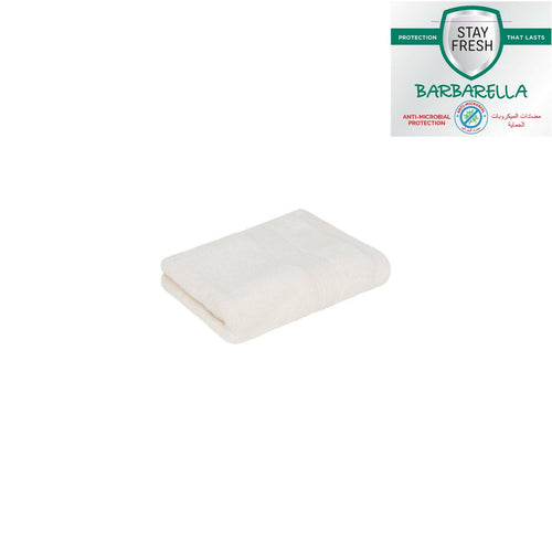 Barbarella Anti-Microbial Face Towel, 33 x 33 cm, Beige