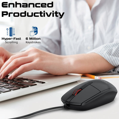 Promate Wired Optical Mouse, CM-1200