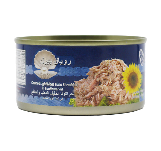 Royal Pearl Light Meat Tuna Shredded In Sunflower Oil 185 g