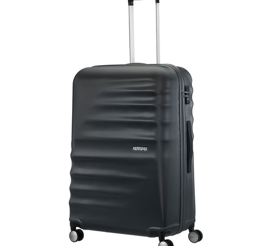 American Tourister Preston 4 Wheels Hard Trolley, 55 cm, Black