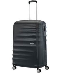 American Tourister Preston 4 Wheels Hard Trolley, 55 cm, Black