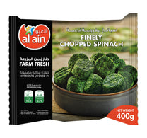 Al Ain Frozen Spinach Chopped Premium Vegetable 400 g