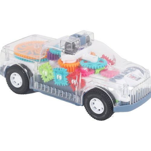 Dat Battery Operated Police Gear Car YJ38870