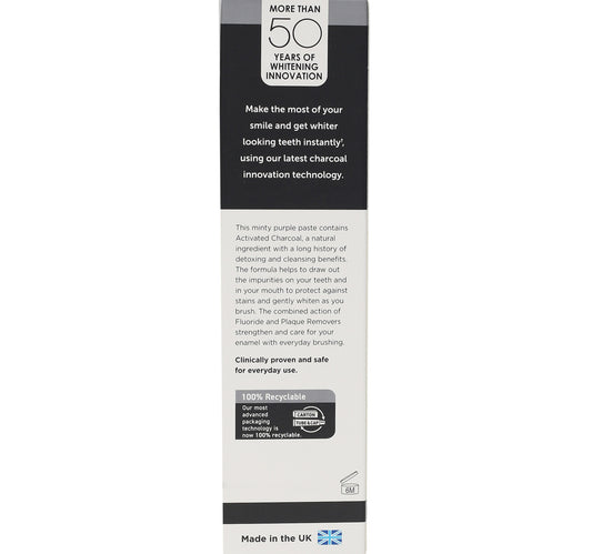 Pearl Drops Daily Whitening Toothpaste Charcoal 75 ml