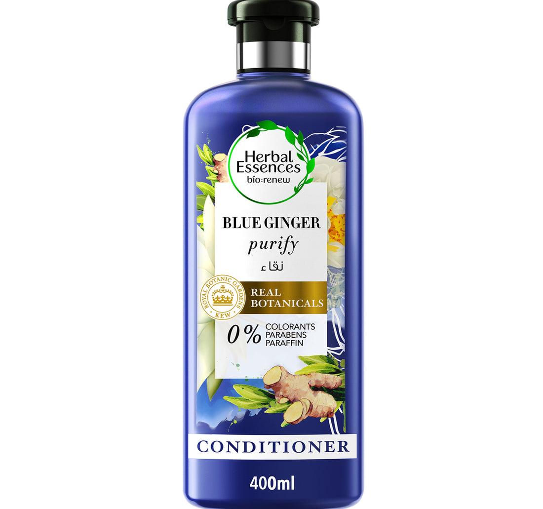 هيربال إسنسز بيو: بلسم تجديد وتنقية الزنجبيل الأزرق 400 مل