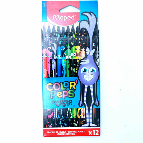 Maped Color'Peps Monster Coloured Pencils 12's