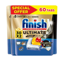 Finish Powerball Ultimate All In 1 Dishwasher Detergent Lemon Scent 2 x 30 pcs