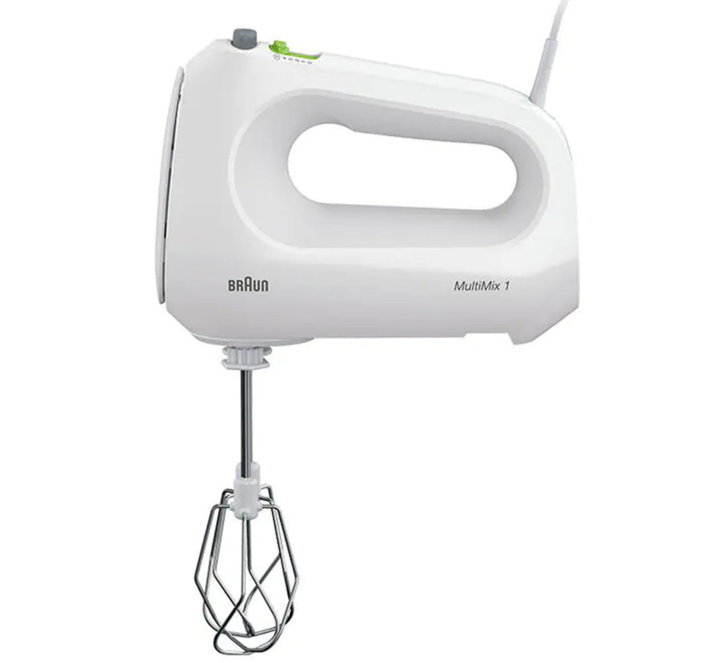 Braun Hand Mixer with Bowl, 400W, White, HM1070WH