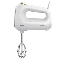 Braun Hand Mixer with Bowl, 400W, White, HM1070WH