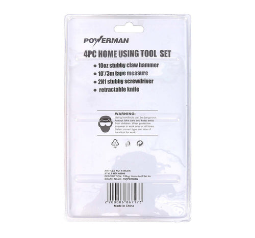 Powerman Home Tool Set 60906 4pcs