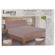 Laura Fitted Sheet 200 x 200cm Assorted Colors