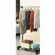 Maple Leaf Home Metal Garment Rack, Height Adjustable Clothes Rail with Wheels, KT88B1033