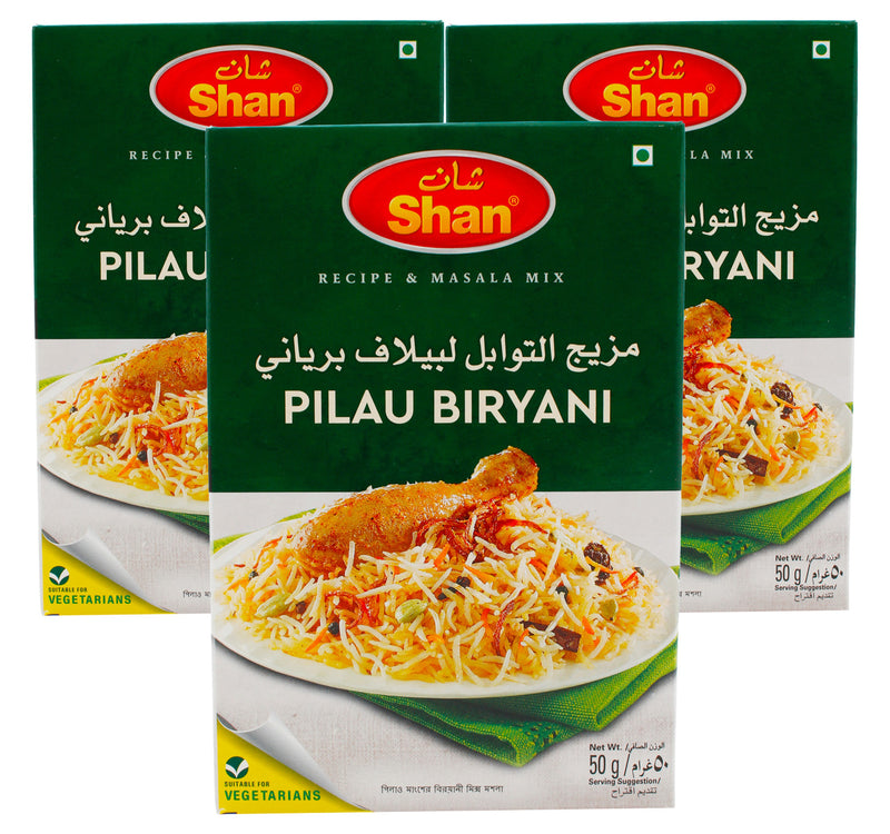 شان بيلاو برياني ماسالا 50 جم 2+1