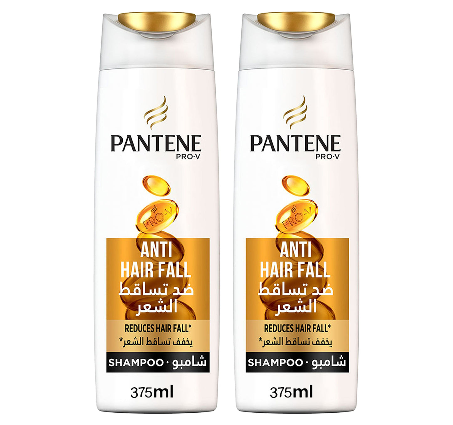 شامبو بانتين برو-في المضاد لتساقط الشعر، 2 × 375 مل