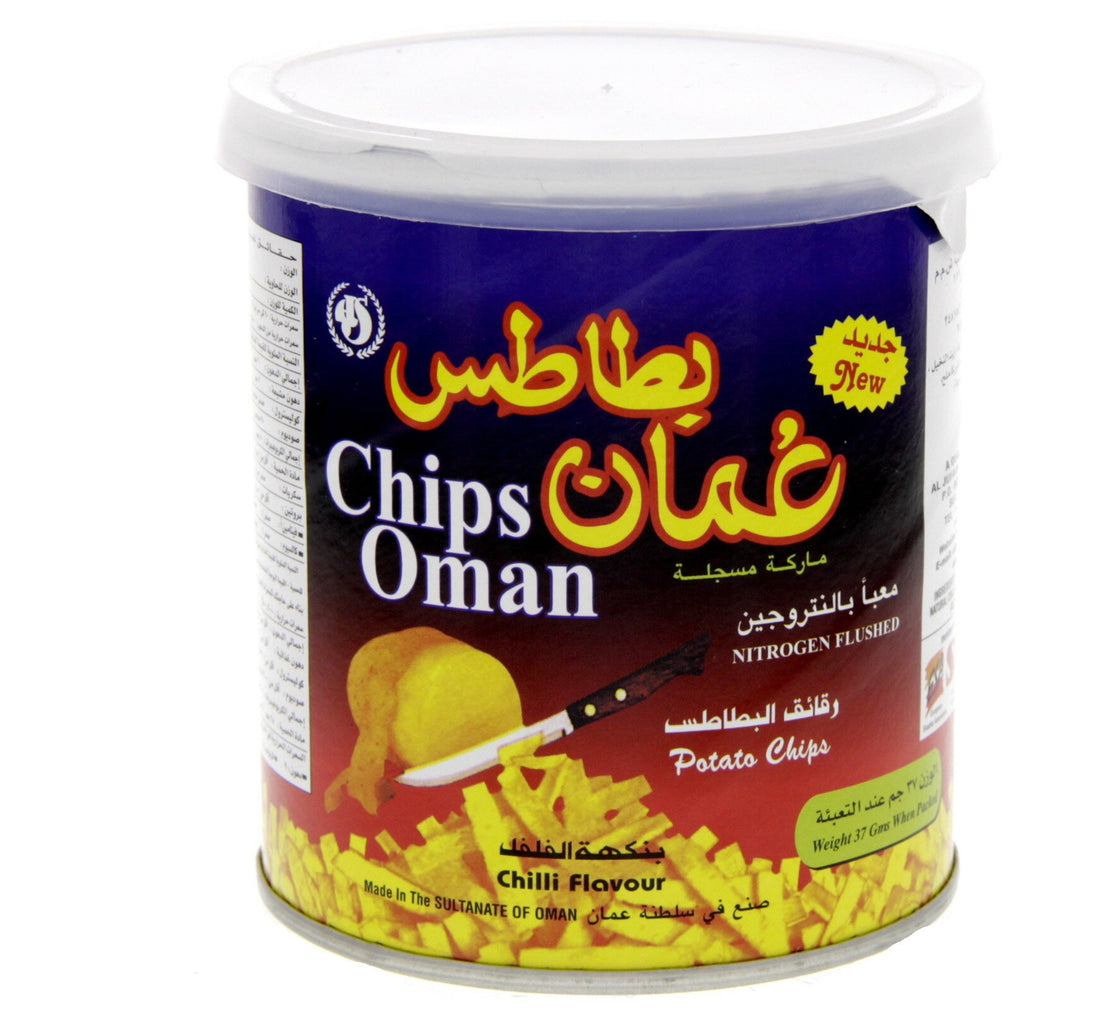 Oman Potato Chips Chilli Flavour 37 g